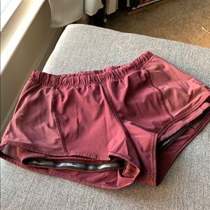 Lululemon shorts with attached spandex